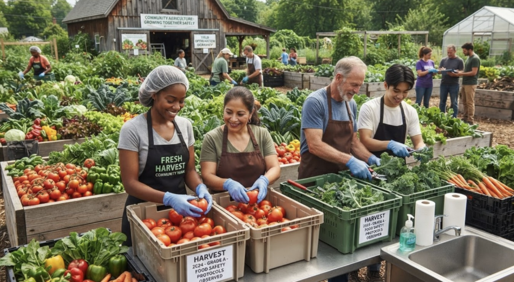 Module 5: Harvesting Success: Food Safety and Yield Optimisation for Community Agriculture