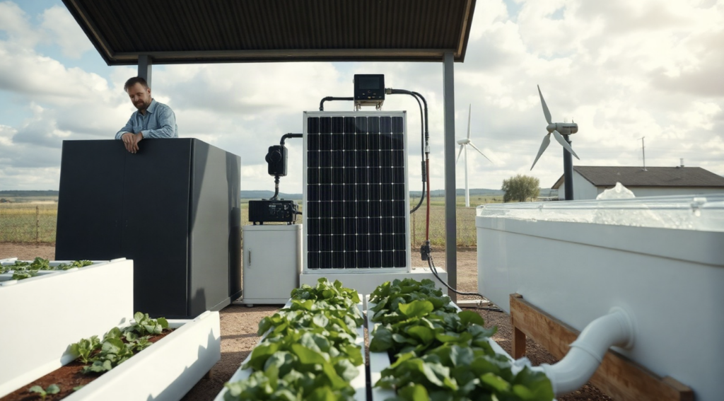 Module 7: Hybrid Solar and Wind Power for Resilient Off-Grid Aquaponics